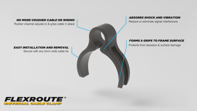 Assorted 6 pack Flexroute® cable clamps